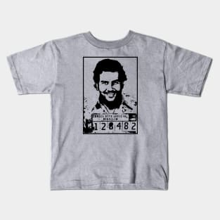 Pablo Escobar Mugshot Kids T-Shirt